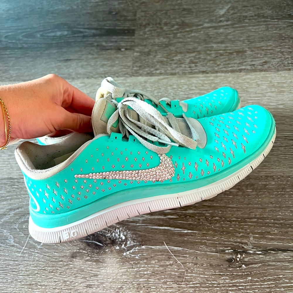 Bedazzled Nike Free Runs